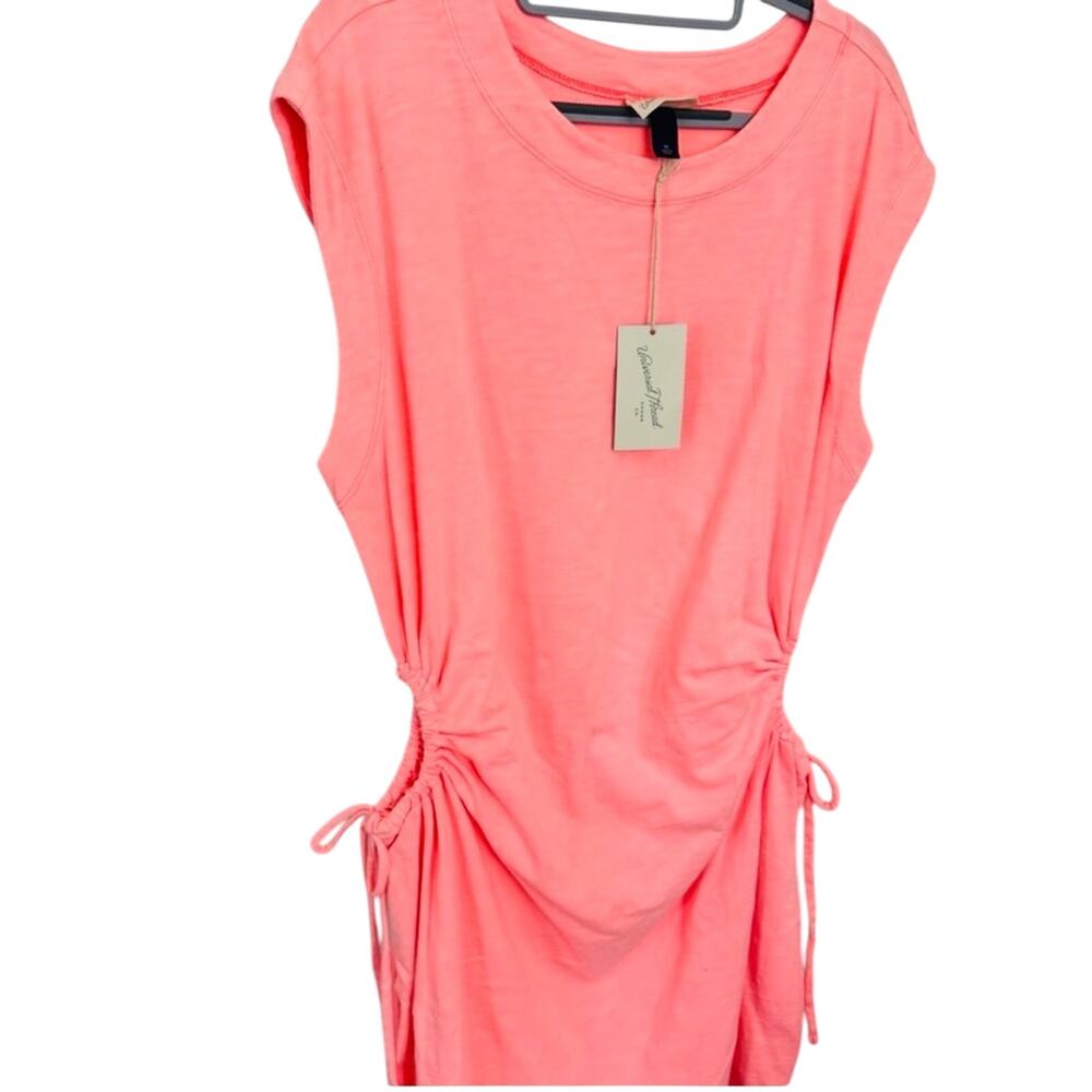 NWOT Universal Thread Coral Sleeveless Drawstring Dress